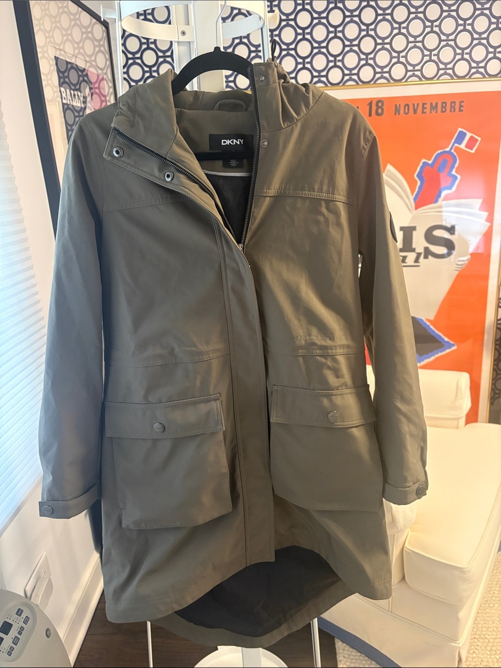 DKNY Olive Rain Jacket